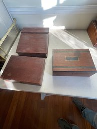 Lot Of 3 Antique Lap Desks