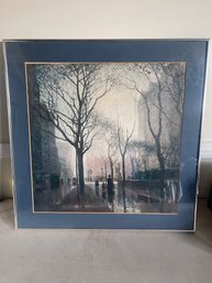 The Plaza After The Rain Print