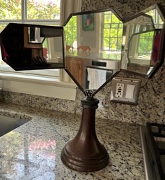 RARE Art Deco American Optical Ful-Vue Store Counter Three Way Pivoting Mirror - BDA45