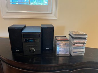 Sharp XL-BH Micro Component System CD Player And Assorted CDS -lv30