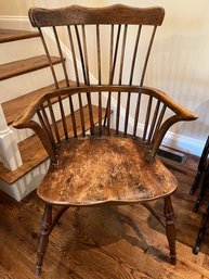 Antique Windsor Chair Made In England - Lv34