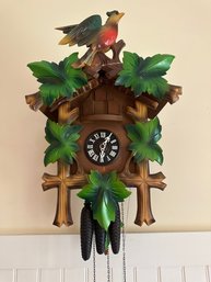 1960 Bavarian Cuckoo Clock With Thorens Movement And Plays O Mein Papa - BF1