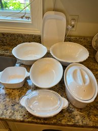 Assorted Ceramic Corning, Portugal, Pfaltzgraff, And More 7 Pc Lot - Lr77