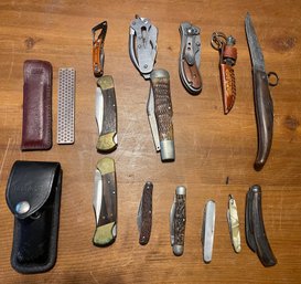 Various Pocket Knives