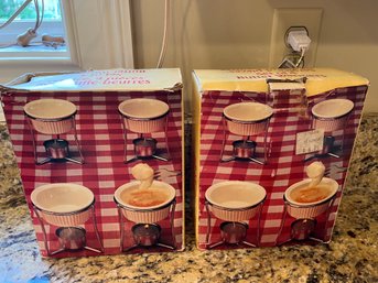 Two Boxes Of 4 Each Butter Warmers  - Lv86
