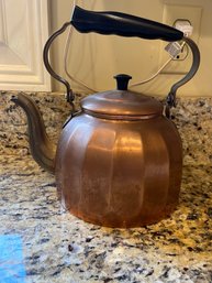 Vintage Copper Tea Pot Made In Germany - Lr87