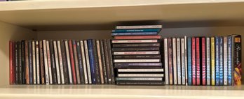 Entire Shelf Of CDs Including The Beatles, Eric Clapton, Elton John,Irish Folk, Aretha, Abba, Etc - O7