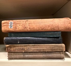 5 Antique Books: Idylls Of The King, Early Sonnets & The Early Son Nets By Tennyson, Etc - O11