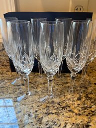 7 Champagne Flutes By Gorham - K24