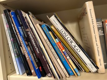 Shelf Of Books Including Many Poland And Polish Themed Books - O23