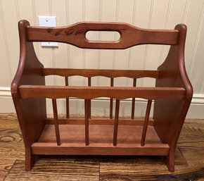 Wooden Magazine Rack - O26