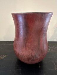 Navajo Michelle Williams Signed Wood Vase - O34