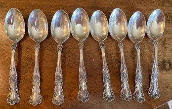 8 Sterling Silver Teaspoons - S3