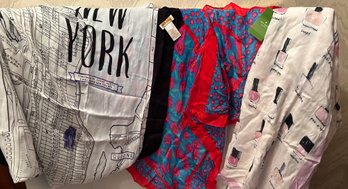 3 Kate Spade Large Scarves - Fb15