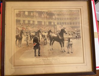 1893 Judging Backney Stallions, Painted By W.S. Vanderbilt Allen