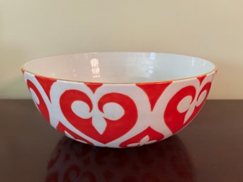 Myopia Tangerine And Cream Bowl Ladies Invitational 2016 Signed JR - H19