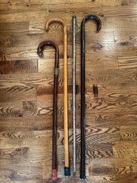 4 Wooden Walking Sticks /canes - FF7