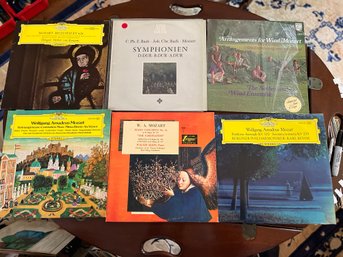 6 Classical Albums Music By Mozart Includes Arrangements For Wind Mozart - R46