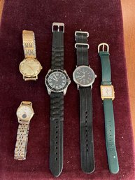5 Womens Watches Includes Timex Benrus - J8