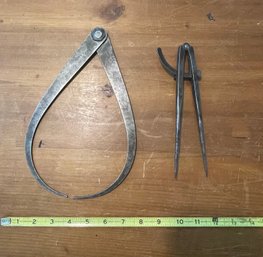 Starrett And An S&W Co  Set If Calipers