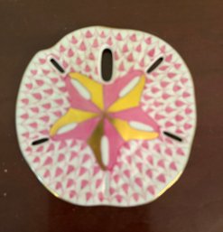 Herend Pink Fishnet Starfish Porcelain Numbered 15594-0-00/vHP FL - H45