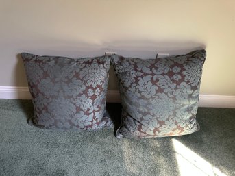 2 Down Decorative Pillows- BD2k