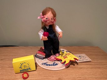 Anna Lee Schoolgirl Doll In Original Box - C4