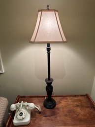 Tall Heavy Black/dark Bronze Lamp - C14