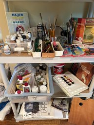 HUGE Art Supply Lot With Art Books - C22
