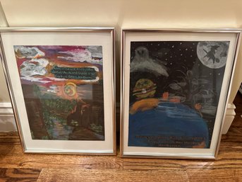 2 Similar Works Of Art 1 NH 1 Colorado Unsigned - UH11