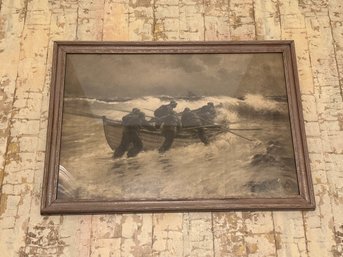 Dellivers Neck Framed Print Copyright 1907 A.W. Buhler - B3