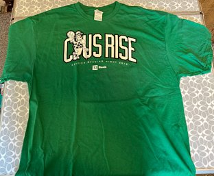 Celtics Opening Night 2018 C Us Rise T Shirt Sz Xl- D74