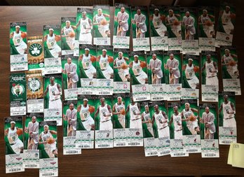 40 Boston Celtics 2012/13 Tickets Including 3 Playoffs - D108