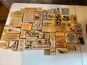 Huge Rubber Stamp Lot #1