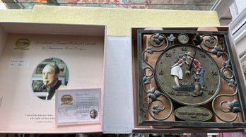 Collectable Norman Rockwell 12 X 12 Metal Thermometer - Numbered - 2D32