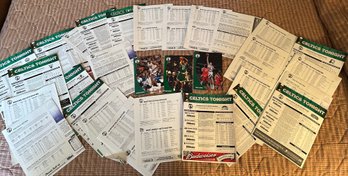 Walter McCarty, Brian Scalabrine, Dana Barros Signed Photos, Team Rosters, Etc - CBL16