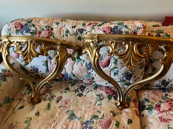 Two Made In Italy Light Weight Resin Wall Shelves - 2Den24