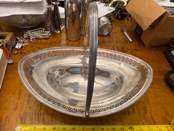 1914 Walker & Hall Sterling Silver Bridal Or Cake Basket -hallmarksd