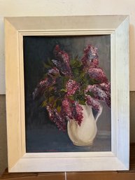 Lilac Painting By Artist Gertrude Richardson - G2