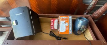 Mini Fridge,  M Cups, Can Opener And Bottle Chiller