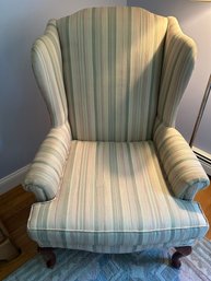 Upholstered Wingback Chair - A2