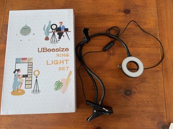 NEW UBeezize Ring Light Set & Smaller Ring Light (used)