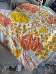Vintage Marimekko Twin Comforter .. Tiny Tear See Pic.