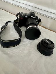 Nikon D70 Digital SLR Camera W/extra Lens