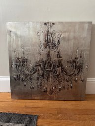 Elegant Chandelier Wall Art On Canvas