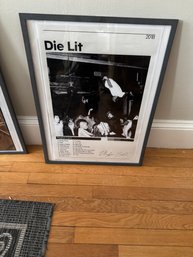 Framed Poster For Playboi Carti's 2018 Debut Studio Album'Die Lit'