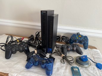 Sony Playstation 2 (PS2) Lot.  Yes It Works  Lots Of Extras