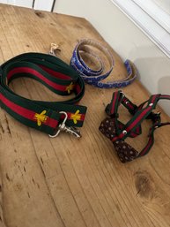 Luxury Pet Walking Set . Leash/harness Great Condition