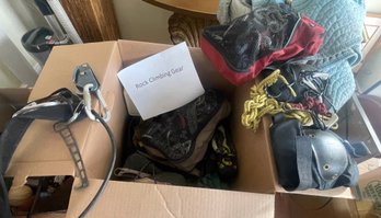 Box Of Rock Climbing Gear