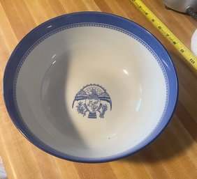 Shreve Crump And Low Bowl Depicting Ships